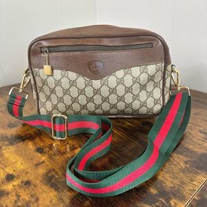 Gucci Brown and Beige Crossbody Bag
